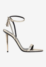 Padlock Naked 110 Laminated Leather Sandals