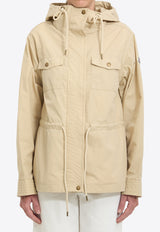 Moncler Serin Hooded Parka Beige L20931A00028-599MD-20J