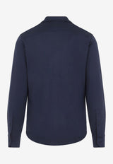 Silk-Blend Buttoned Shirt