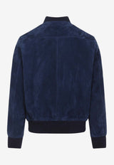 Supple Suede Bomber Jacket