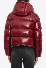 Moncler Niveole Hooded Puffer Jacket Red L20931A00031-597EU-472