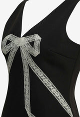 Self-Portrait Bow Sheath Sleeveless Mini Dress Black PF26-004S-BBLACK_54f3c37b-eba0-40f2-afaa-f36d7bd4a55d