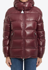 Moncler Maire Hooded Down Jacket Bordeaux L20931A00142-68950-464