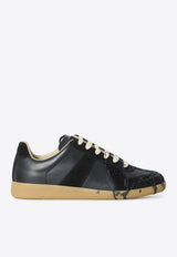 Maison Margiela Replica Paint Splatter Low-Top Sneakers Black S57WS0517-P7799-H6851