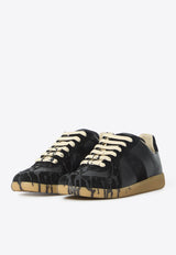 Maison Margiela Replica Paint Splatter Low-Top Sneakers Black S57WS0517-P7799-H6851