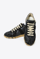 Maison Margiela Replica Paint Splatter Low-Top Sneakers Black S57WS0517-P7799-H6851
