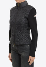 Moncler Padded Zip-Up Cardigan Black L20939B00008-M1367-999