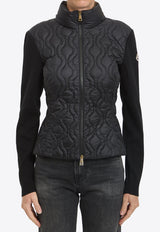 Moncler Padded Zip-Up Cardigan Black L20939B00008-M1367-999