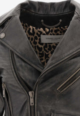 Golden Goose DB Vintage Leather Cropped Biker Jacket Black GWP00848P00064790100__a26682a9-7cdb-4906-b1ed-7c05b3c619c6