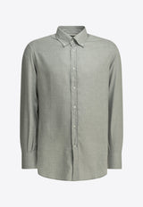 Brunello Cucinelli Herringbone Flannel Shirt Gray MY6370038C045_b154162b-c8ad-4688-b3ec-8c3f68f24748