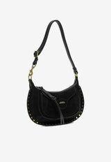 Isabel Marant Oskan Moon Suede Shoulder Bag Black 26APP0511FAA3C32M01BK_b815143d-9e60-4520-93eb-2ec6baef47e7