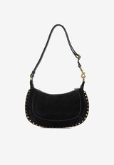 Isabel Marant Oskan Moon Suede Shoulder Bag Black 26APP0511FAA3C32M01BK_b815143d-9e60-4520-93eb-2ec6baef47e7