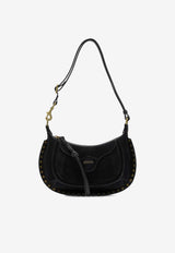 Isabel Marant Oskan Moon Suede Shoulder Bag Black 26APP0511FAA3C32M01BK_b815143d-9e60-4520-93eb-2ec6baef47e7