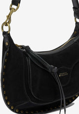 Isabel Marant Oskan Moon Suede Shoulder Bag Black 26APP0511FAA3C32M01BK_b815143d-9e60-4520-93eb-2ec6baef47e7