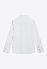 Max Mara Knut Long-Sleeved Buttoned Shirt White KNUTCO/T_MAXM-001