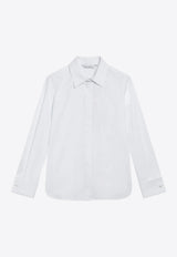 Max Mara Knut Long-Sleeved Buttoned Shirt White KNUTCO/T_MAXM-001