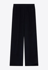 Max Mara Volonta Silk Wide-Leg Pants Navy MXMVOLONTASI/T_MAXM-003