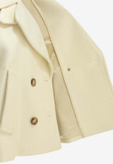 Chloé Double-Breasted Wool Short Coat White CH25AMA96952112_9324d9d6-6b75-4e04-adb3-d02ff7257f5b