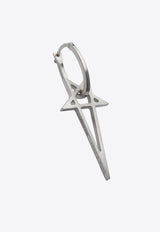 Rick Owens Small Pentagram Earring Silver RJ0000067MMT/T_RICKO-128