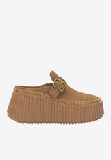 Chloé Nama Suede Platform Wedge Sandals Brown CH26A13CMS207_c24b8062-c7bc-4813-9b95-74378ab75f16