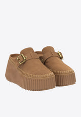 Chloé Nama Suede Platform Wedge Sandals Brown CH26A13CMS207_c24b8062-c7bc-4813-9b95-74378ab75f16