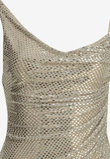 Self-Portrait Rhinestone Embellished Asymmetric Mini Dress Silver PF26-041S-CHCHAMPAGNE_cdded189-6d1f-4c87-9155-5ec87b44b24f