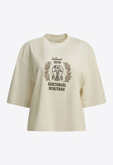 Brunello Cucinelli Logo Print Crewneck T-shirt Beige M0T81B2X10C2832_02c8162c-cc1b-4501-a856-e32aa58b094a
