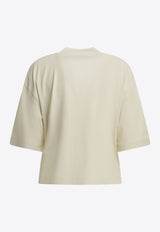 Brunello Cucinelli Logo Print Crewneck T-shirt Beige M0T81B2X10C2832_02c8162c-cc1b-4501-a856-e32aa58b094a