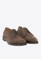 Brunello Cucinelli Suede Leather Oxford Shoes Brown MZUSOLX810C7959_aca55717-e976-4206-bdf3-957607d587c9