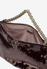 Jimmy Choo Small Callie Sequined Handbag Bordeaux CALLIEGZDDEEP MERLOT/LIGHT GOLD_4b29e9ed-034a-4244-af07-aacad4a7136d
