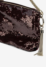Jimmy Choo Small Callie Sequined Handbag Bordeaux CALLIEGZDDEEP MERLOT/LIGHT GOLD_4b29e9ed-034a-4244-af07-aacad4a7136d