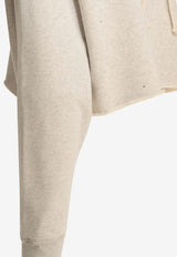 Golden Goose DB Stars Cropped Hooded Sweatshirt Gray GWP02699P00251460665__5db9f3ac-c039-4779-ac34-7e58e4a1950a