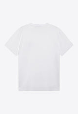 Dolce & Gabbana Logo Plaque Crewneck T-shirt White G8PV1TG7Q1Q/T_DOLCE-W0800