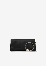 Jimmy Choo Xandra Satin Clutch Black XANDRADKDBLACK/LIGHT GOLD_af9a0f60-cd10-4d64-a3d5-53b414ee879d