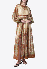 Zimmermann Indra Floral Print Maxi Dress Multicolor 5947DSS262CO/T_ZIMM-CK