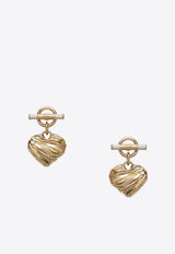 Chloé Heart-Shaped Earrings Gold CH26AJE08BER/T_CHLOE-9AI