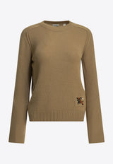 Burberry Janelle EKD Patch Knit Sweater Brown 8127144_87cd2c0d-857e-4fb2-b820-a6d538aa342c
