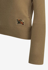 Burberry Janelle EKD Patch Knit Sweater Brown 8127144_87cd2c0d-857e-4fb2-b820-a6d538aa342c