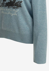 GANNI Intarsia Knit Wool Mermaid Sweater Blue A1150009326_3c051c76-d875-41fc-8d41-7c1333e434d0