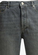 Brunello Cucinelli Straight-Leg Buttoned Jeans Gray M229PO2090C1473_14a09557-89a7-4b36-a3a3-74597bf5b614