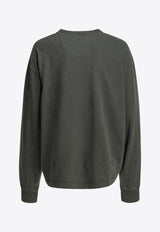 GANNI Tiger Print Long-Sleeved T-shirt Black A1050233252_5ec5063e-91e3-4e53-b287-67ce24519af7