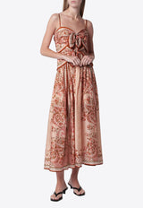 Zimmermann Aster Paisley Print Midi Dress Multicolor 8062DSS261SI/T_ZIMM-PP