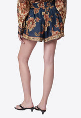 Zimmermann Aster Floral Silk Shorts Multicolor 3497ASS261SI/T_ZIMM-NJ