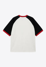 Versace Medusa Print Crewneck T-shirt White 10255991A18502/T_VERSA-2W0K0