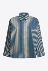 Brunello Cucinelli Shadow Poplin Stripe Shirt Blue MH749MX716C001__1d37f6a2-3f69-404f-b1a1-ea90b215e406