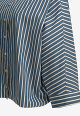 Brunello Cucinelli Shadow Poplin Stripe Shirt Blue MH749MX716C001__1d37f6a2-3f69-404f-b1a1-ea90b215e406