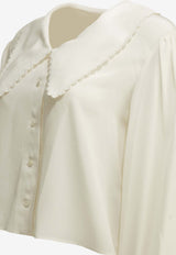 Chloé Crepe De Chine Shirt White CH26AH109005107_3ec07d37-1280-41b2-ad9a-7f17078f07ec