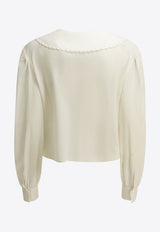 Chloé Crepe De Chine Shirt White CH26AH109005107_3ec07d37-1280-41b2-ad9a-7f17078f07ec