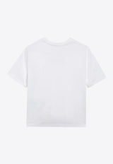 Versace Embellished Logo Slim T-shirt White 10259731A18690/T_VERSA-1W000