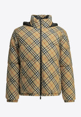 Burberry Snowdon Check Reversible Down Jacket Beige 8131877_97345c00-5665-4583-9cd2-61f43bbab90f